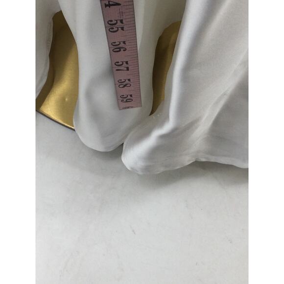 LULU'S S white ivory endless radiance satin wedding bridal maxi dress NEW B61 - Picture 5 of 10